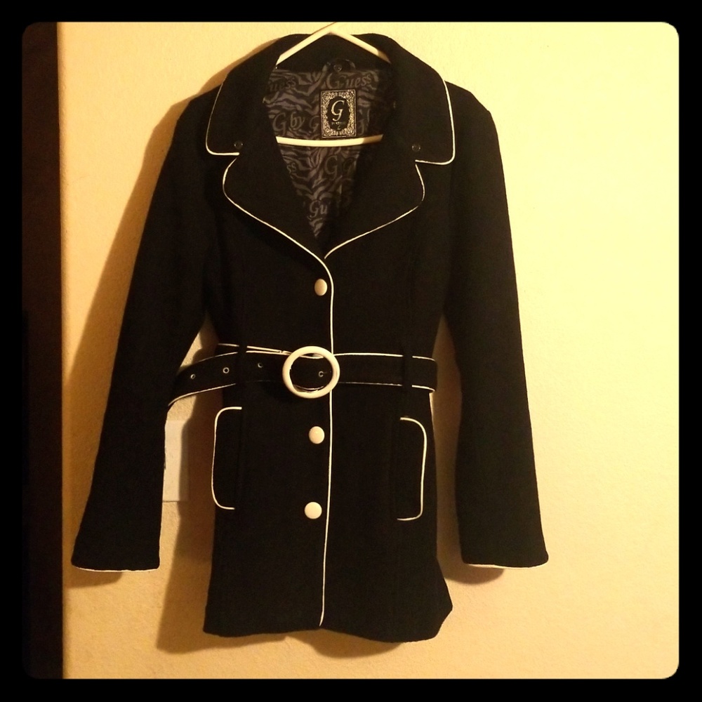 Womans Size L Wool Peacoat